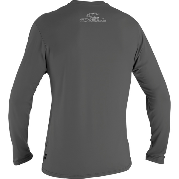 2025 O'Neill Mens Basic Skins Long Sleeve Rash Tee 4339 - Graphite